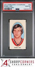 2011 PARKHURST CHAMPIONS CHAMPS MINI #50 BOBBY ORR HOF PSA 10
