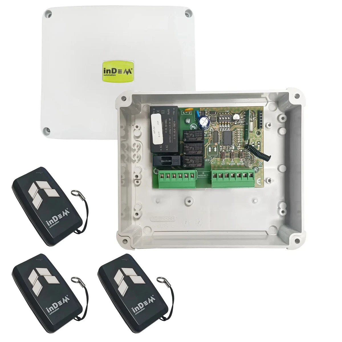 Kit centrale de commande universelle pour rideaux FAAC BFT + 3 télécommandes