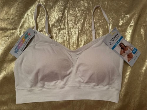 NWT Jockey Generation Pull Over Wire Free Bralette Removable Pads Size L