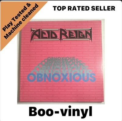 Acid Reign - Obnoxious ~ Red  Vinyl Record Lp Ltd Edition NM / NM