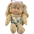 Cabbage Patch Kids Coleco Blonde Pigtails Pink Glasses 1982 Xavier Roberts