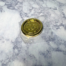Chanel Gold Classic Logo CC Finger Ring Phone Stand Holder Work Baddie Bling