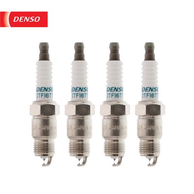 DENSO 4715 ITF16TT Iridium TT Spark Plug 5/8'' Hex, 0.039'' Gap - Set of 4