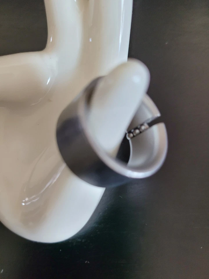 Anillo Ábaco Niessing Acero Inoxidable EXPO 2000 Edición Limitada Talla 7 Foto 3 de 4