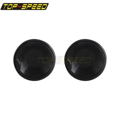 MIP Motorcycle Headlight Tail Cover Set - Black Front Rear