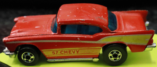 Hot Wheels '57 Chevy 1976 Rosso Made In Hong Kong - Foto 3 di 7