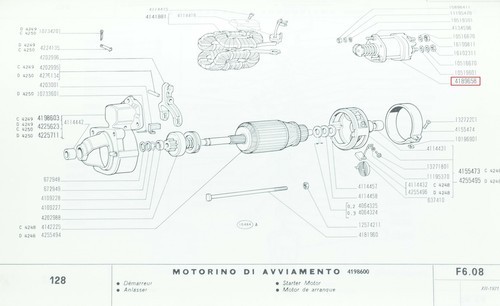 ELETTROMAGNETE RELE' MOTORINO AVVIAMENTO FIAT 128 131 REGATA - FIAT 4189658 - Imagen 7 de 7