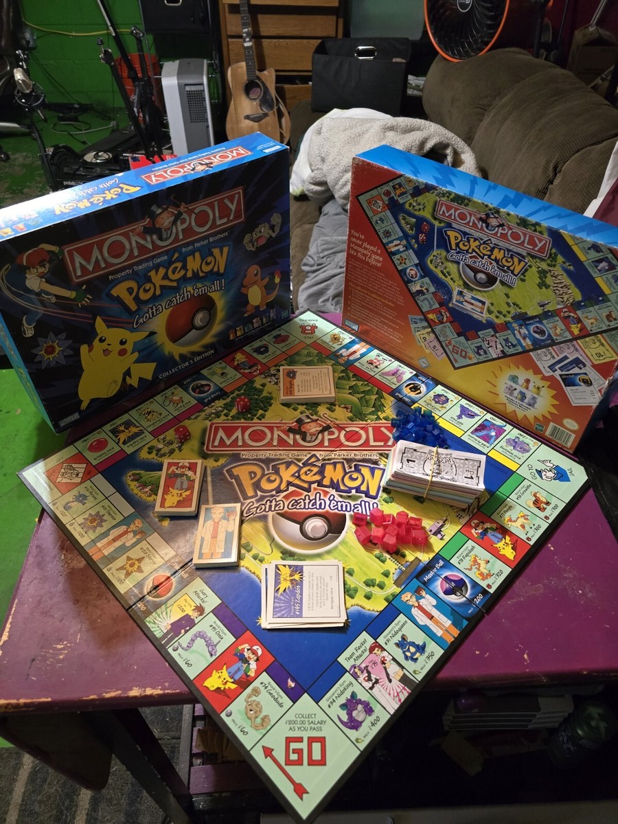 Pokemon Monopoly Collector's Edition Board Game Great
