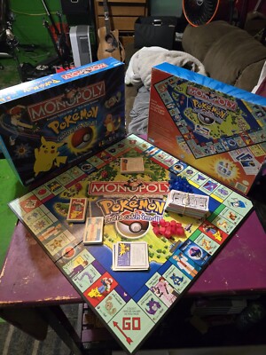 Pokemon Monopoly Collector's Edition Board Game Great