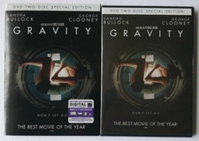 Gravity (DVD, 2013, Special Edition) Clooney Bullock NEW w/ Slipcover