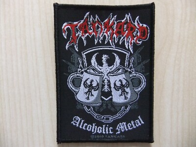 Tankard Alcoholic Metal Aufnäher Patch Death Angel Xentrix Mortal Sin Evile