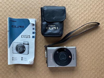 Canon ELPH IXUS APS Film Camera 24-48mm AF Zoom Lens with Case & Manual