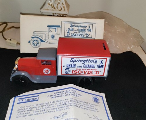 JLE SCALE MODEL ERTL AMOCO 1931 INTERNATIONAL FREIGHT BANK (NIB) GC-5081 - Picture 2 of 6