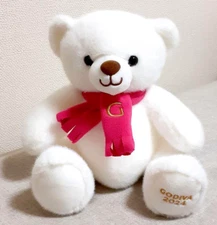 GODIVA Teddy Bear 2024 White Plush Stuffed Toy Doll Christmas Limited 8 inch NEW