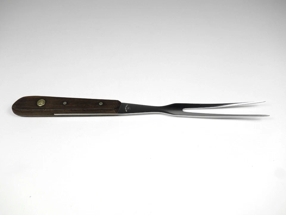 zwilling fleischgabel tranchiergabel holzgriff vintage serviergabel vorlegegabel - Bild 2 von 4