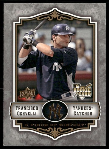 Carte Francisco Cervelli RC Auto 2009 Upper Deck Spectrum Signatures #109 Yankees