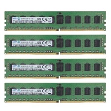 4 pcs Samsung 2133MHz 8GB RAM DDR4 PC4-2133P Server R-DIMM REG ECC Memory