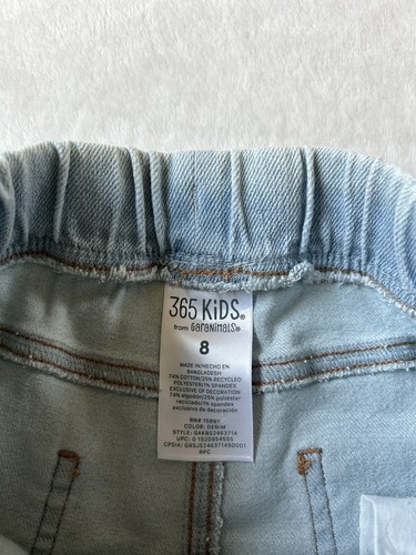 365 Kids Garanimals Boys Pockets Light Wash ElasticWaist Denim Shorts Size 8 NWT - Picture 4 of 14