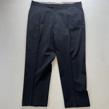 JB Britches 42x29 Charcoal Gray Wool Pleated Cuffed Mens Dress Pants
