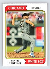2023 Topps Heritage RC Nate Fisher #352  Baseball Rookie Chicago White Sox RC