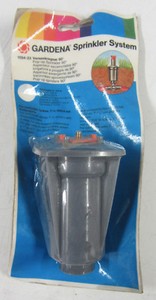 GARDENA 1554-23 Sprinkler A Regen Ab 90° X Teppich Turf Garten Germany