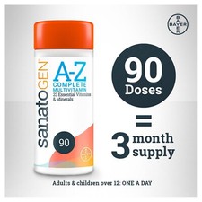 Sanatogen A-Z Complete 23 Essential Multivitamin One A Day- 90 tablets (3 Month)