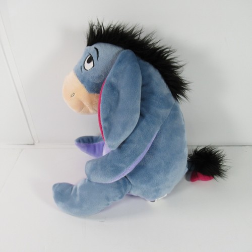 Eeyore Plush Winnie the Pooh Disney Kohls Cares for Kids Blue Purple 12 inches - Picture 2 of 7