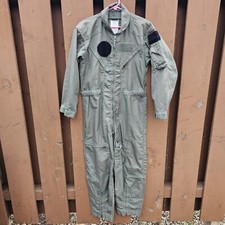 VINTAGE COVERALLS, FLYING MEN'S CWU-27/P, 38 S, SAGE GREEN, USAF Jumpsuit