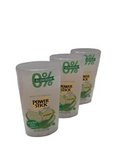 3x Power Stick CUCUMBER MINT Deodorant 0 Aluminum All Day Odor Protection 2.5 oz