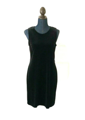 ronni nicole petite womens black velvet dress size 6P sleeveless stretchy  new | eBay