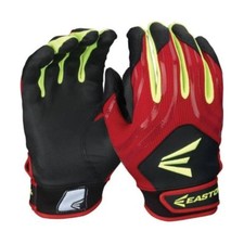 Easton HF3 Black/Red/OP Fastpitch Batting Gloves Adult Pair 