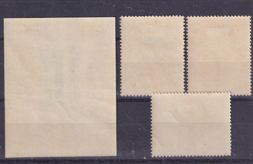 (poland)1957 Sc 761/3+s/s set MH UN v2016 - Picture 2 of 3