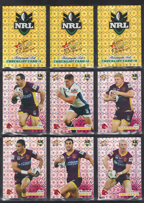 2008 NRL CHAMPIONS HOLOGRAPHIC CARD LOT - [HOLOFOIL CARDS] - COMPLETE YOUR SET
