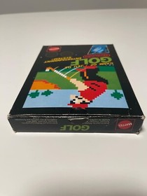 GOLF NES NINTENDO 1985 COMPLETE IN BOX CIB AUTHENTIC! GREAT CONDITION! 5 SCREW!