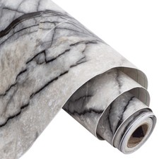 Marble Effect PVC Contact Paper Waterproof Wall Tile Furniture Cover Wallpaper