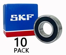 10PACK SKF 6002-2RSH 15X32X9MM Double Rubber Seal Ball Bearings