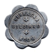 NEBRASKA BILLIARD ROOM &bull; GOOD FOR 2&frac12;&cent; IN TRADE &bull; LINCOLN, NE. &bull; TC-65946