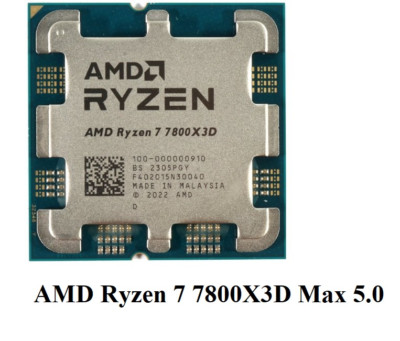 CPU AMD Ryzen7 7800X 3D CPU Tray AMD Ryzen 7 7800X3D AM5 CPU 8-Core 120W 5.0GHz TSMC 5nm