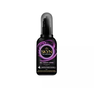 SKYN All Night Long Gleitgel 80ml Silikonbasis Massageöl Sexöl,Samtes Hautgefühl