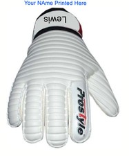 Personalised Goalkeeper Gloves Finger Save Football Goalie Roll Finger Size 4-10