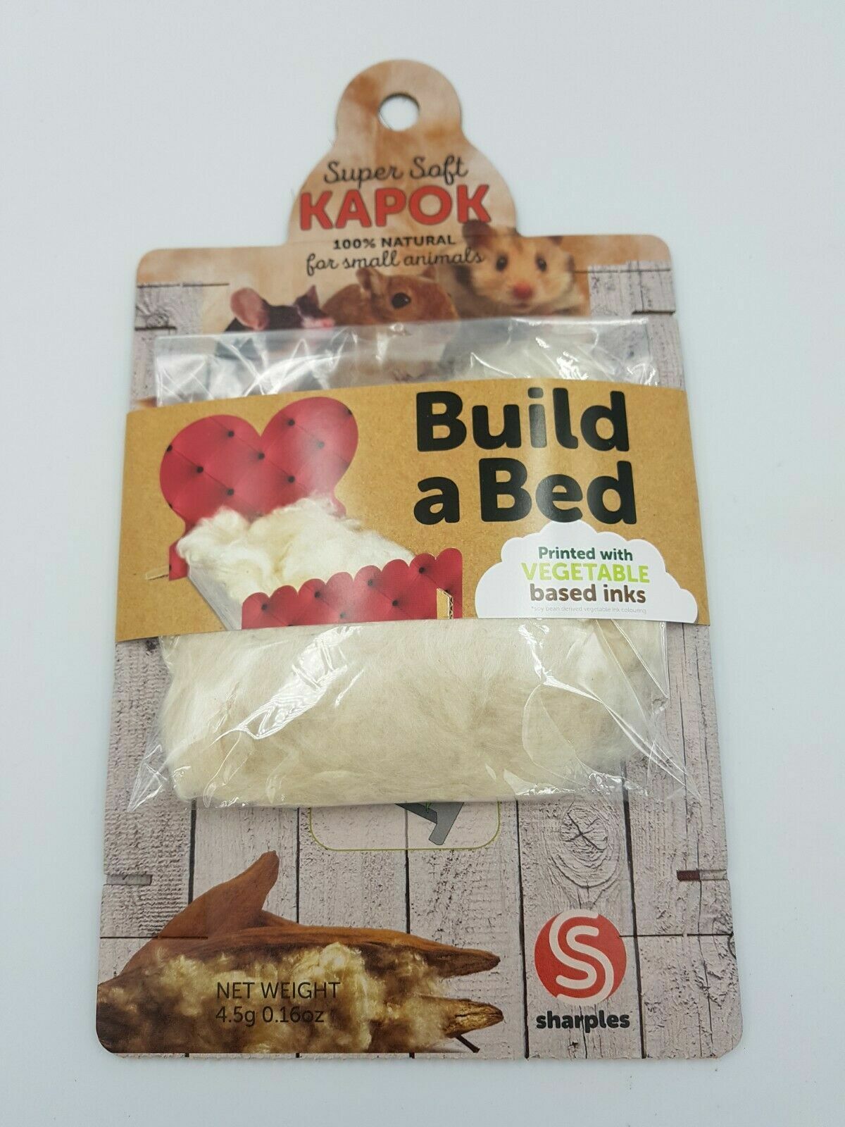 Sharples KAPOK 100 natural Hamster Rat Gerbil small animal bedding DIY