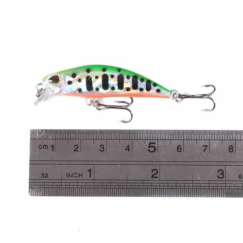 10x Señuelo de pesca ojos 3D Señuelos Wobblers Crankbait Minnow 5.8cm/5.4g - Imagen 3 de 12