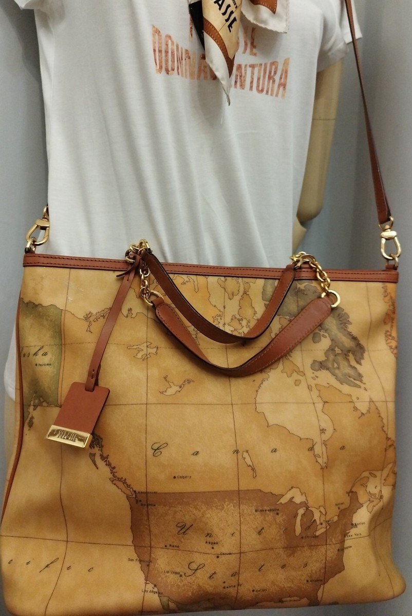 Moda Borsa ALVIERO MARTINI 1° CLASSE Geo Classic Catena Dorata Donnavventura