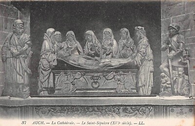 Old postcard Auch - the Cathedral of St. Sepulchre (282289)