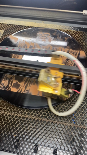Bob Marley Laser Etched Black Vinyl Record Reproduction Signed LP Display 3 - Video 1 of 1