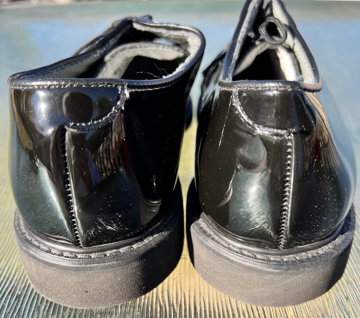 MEN'S 9.5 E Bates MILITARY DRESS UNIFORM SHOES | eBay