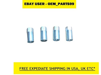 JCB TEILE - 3/8 ZOLL BSP WEIBLICHE GERADE ENDVERSCHRAUBUNG MIT O-RING, 4 STÜC...