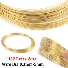 Brass Round Wire Soft Raw Line 0.3/0.4/0.5/0.6/0.8-5mm For Cable Jewelry Crafts