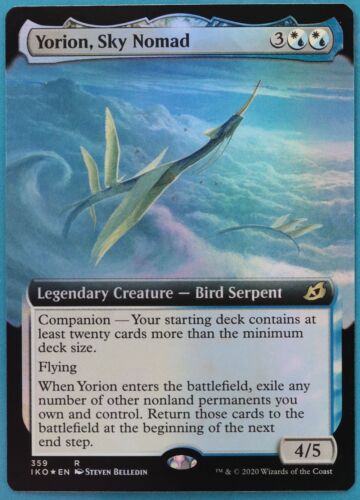 Yorion, Sky Nomad (Extended Art) FOIL Ikoria: Lair of Behemoths MINT (437186) - Picture 1 of 2