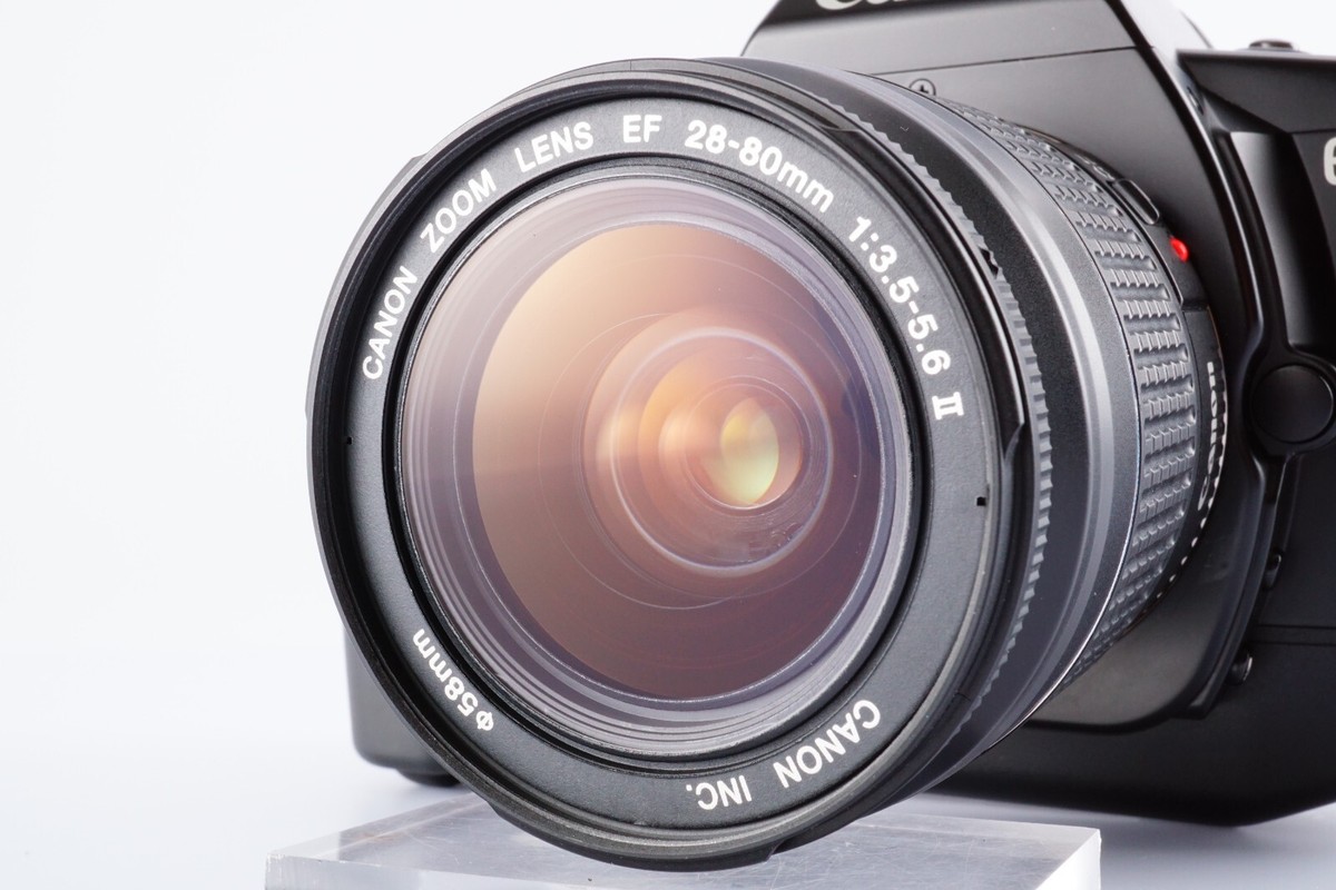 EX+++++ Canon EOS 650 Film Camera w/ EF 28-80mm F/3.5-5.6 II
